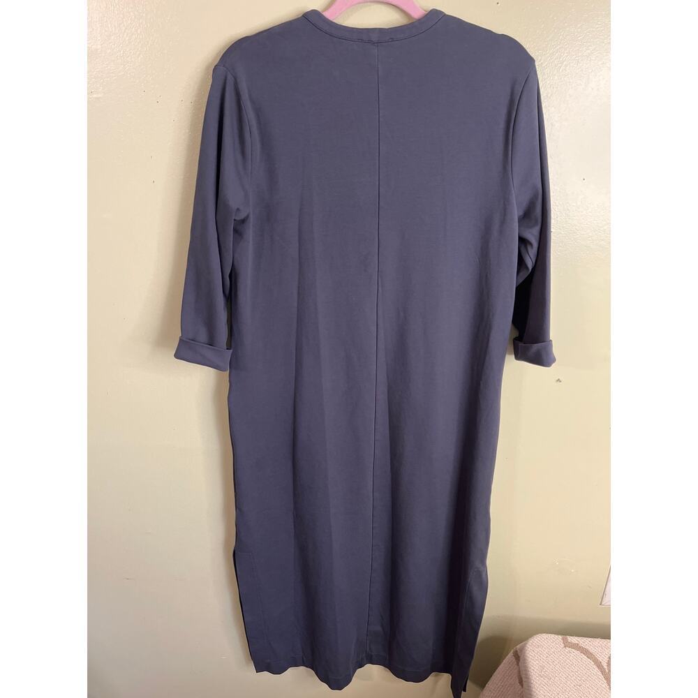 Haven Well Within Polished Lounge Split-Neck Dress, size medium, MSRP $128 - Picture 6 of 12